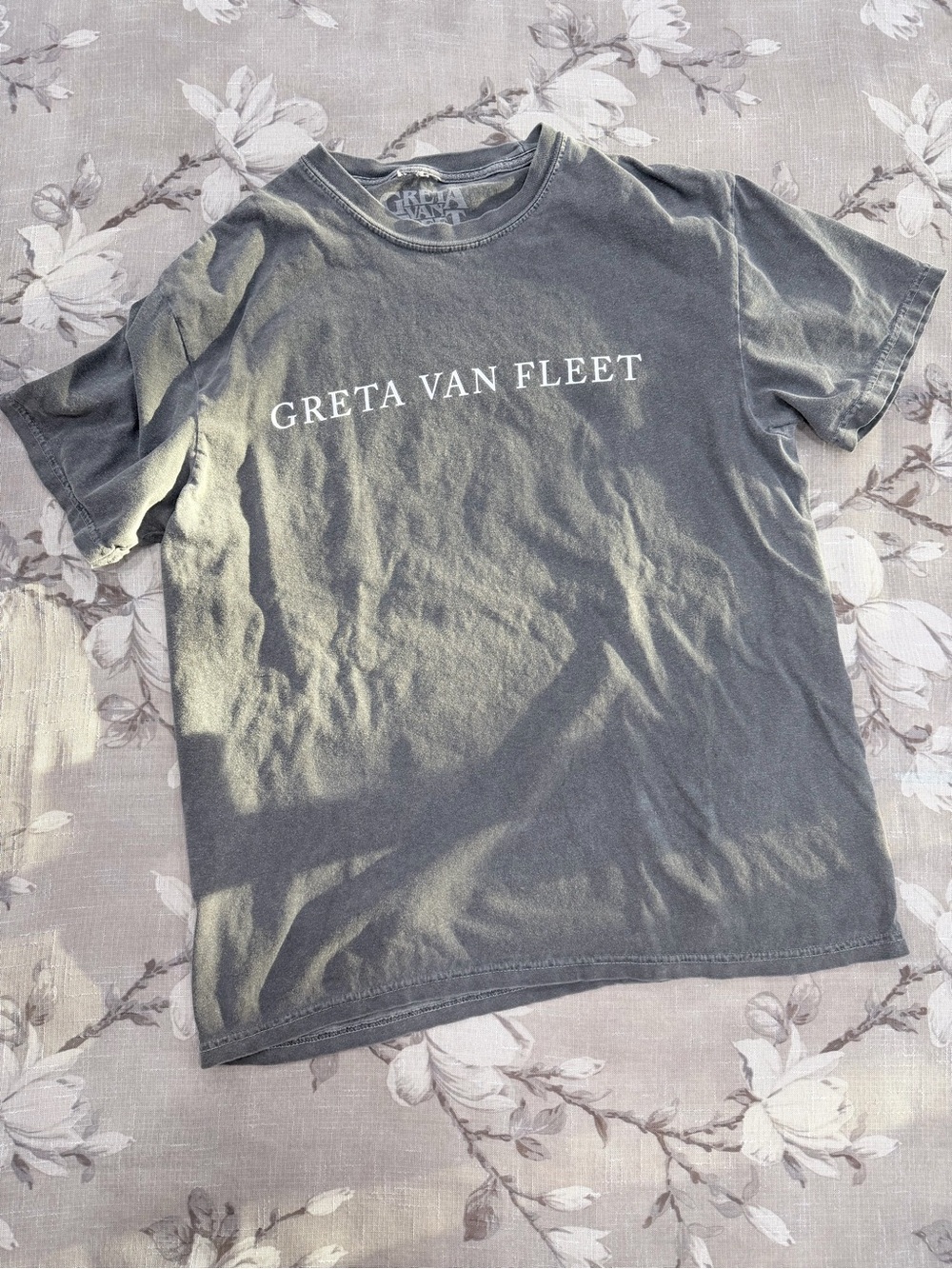 Greta Van Fleet Film Strip T Shirt L Official Band Concert Merch Charcoal